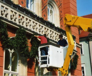 Schmücken des Rathauses, 2009