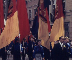 Ankunft auf dem Marktplatz, 1960